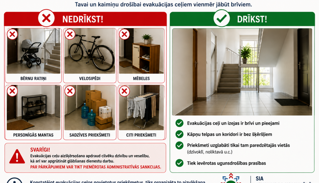 INFORMATĪVS PAZIŅOJUMS DAUDZDZĪVOKĻU MĀJAS IEDZĪVOTĀJIEM UN ĪRNIEKIEM